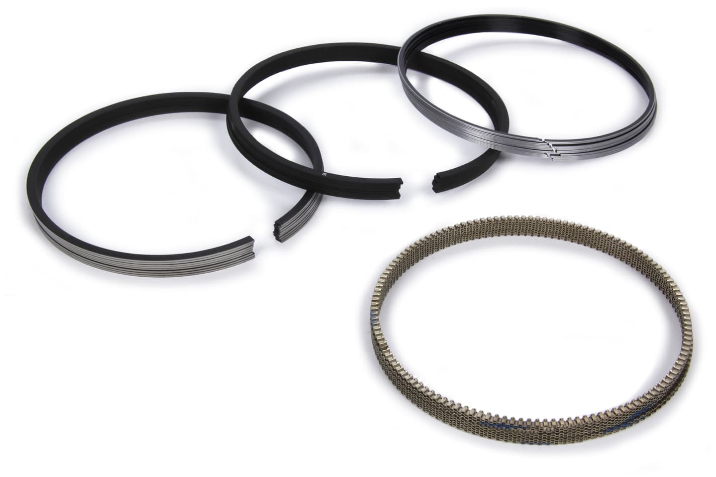 Mahle Motorsport Mahle Motorsport 4140MS-112 Ring (set) - 1.0mm, 1.0mm, 2.0mm Standard Tension +.005 File Fit Rings