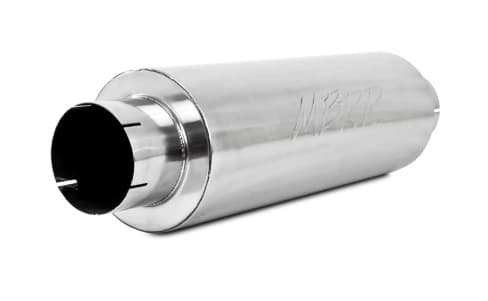 Armor Lite Quiet Tone Diesel Muffler; 5 in. Inlet/Outlet Diameter; 8 in. Body; 31 in. Overall; Aluminized; 4 in. Outlet Diameter Tip;