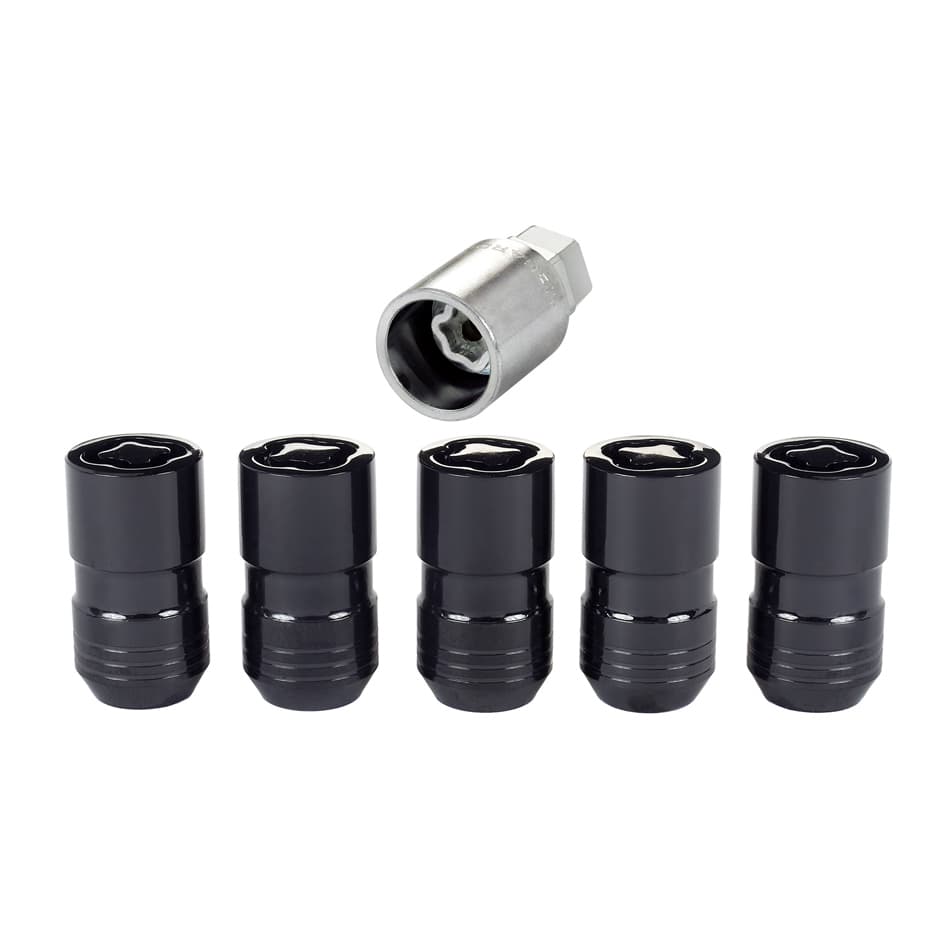 McGard 5LOCK WHEEL LOCK SET M14X1.5 NUT CONE SEAT DUAL 21MM & 22MM HEX 1.639 IN OAL