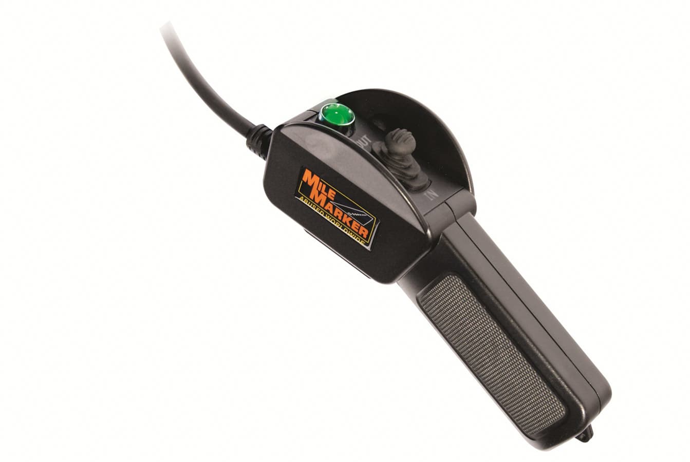 Mile Marker Joystick Control Assembly For Hydraulic Winches 12 Foot Lead 5 Foot Black Box Mile Marker