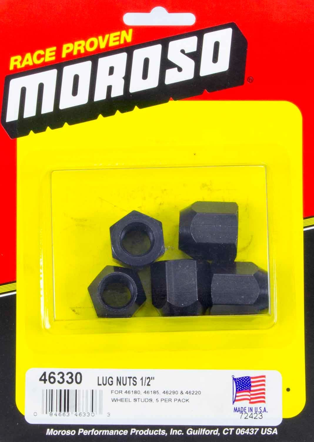 Moroso LUG NUT 1/2 IN20 5 PCS