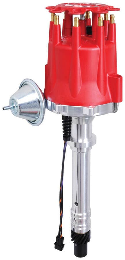 MSD CHEVY V8 STREET PROBILLET W/VACUUM ADVANCE/MAGNETIC PICKUP/RED
