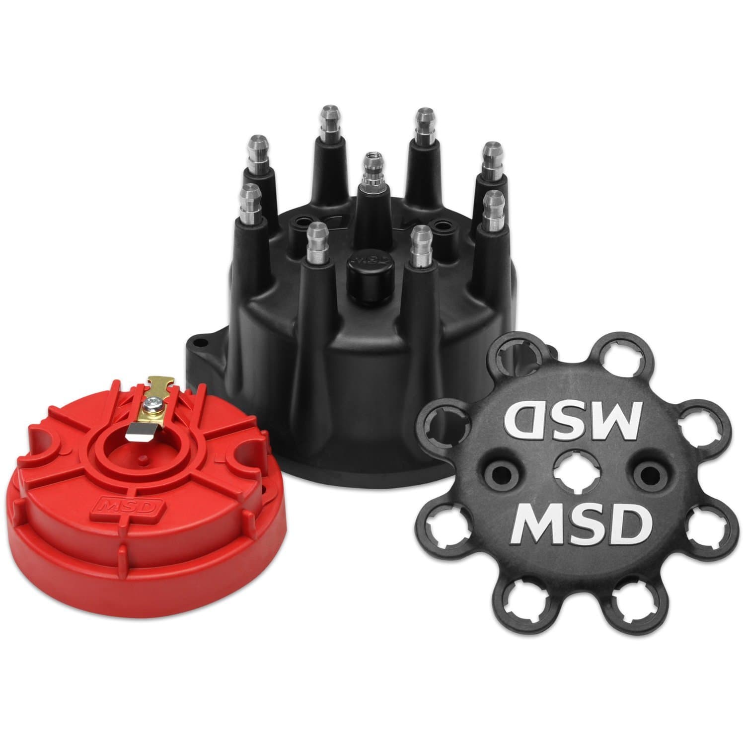 MSD Distributor Cap & Rotor Kit Small Diameter Black