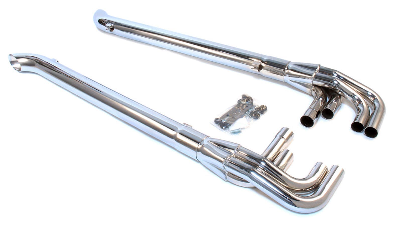 Patriot Exhaust Chrome Lake Pipes - 63in
