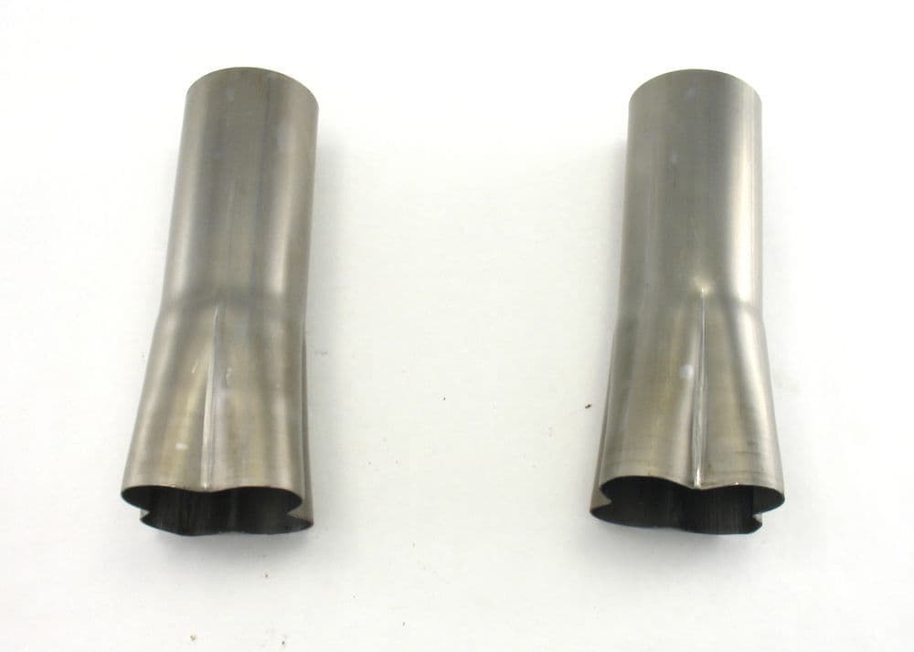 Patriot Exhaust Formed Collectors - 1pr 1-3/4in x 3in