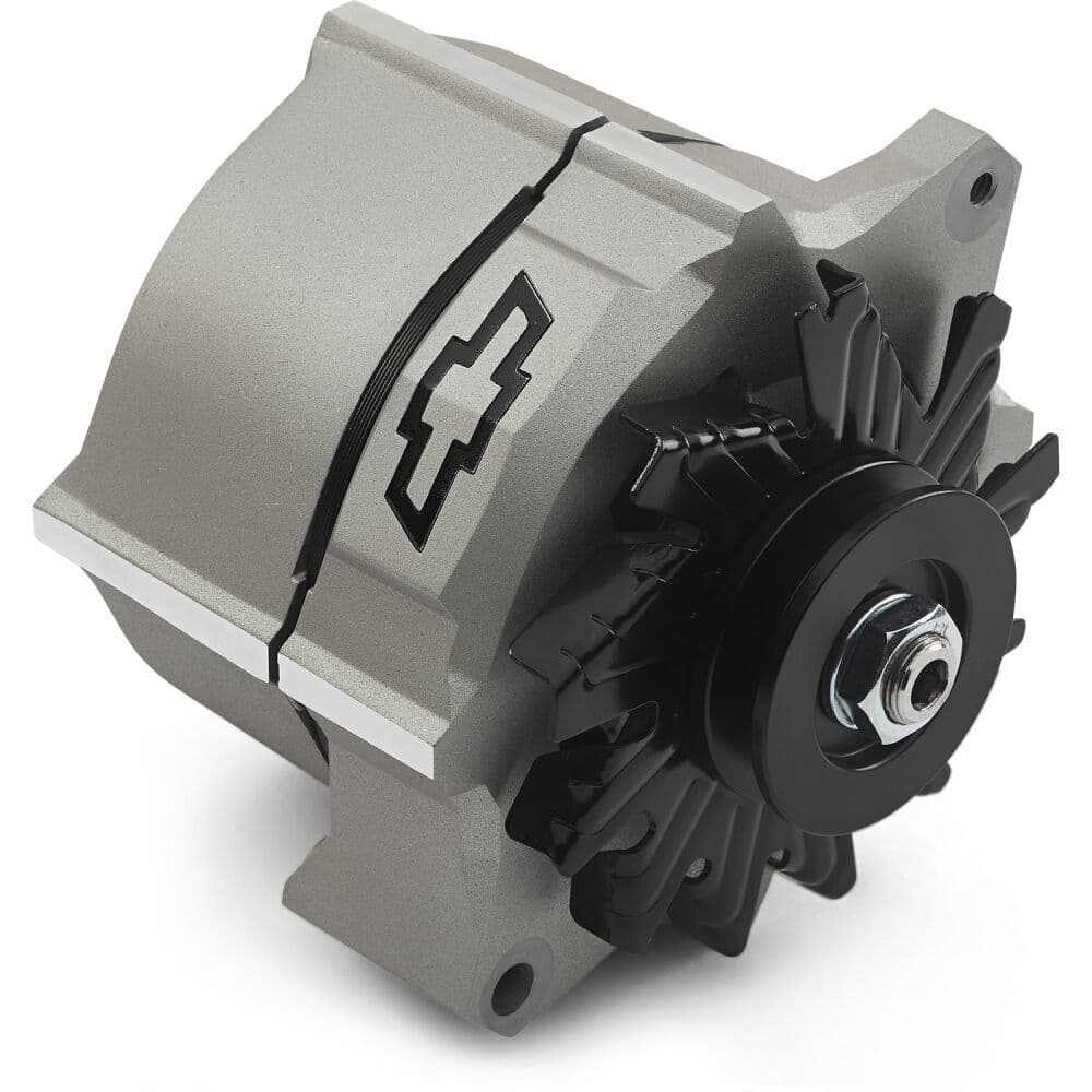 Proform Alternator Recessed Black Bowtie Cast Gray