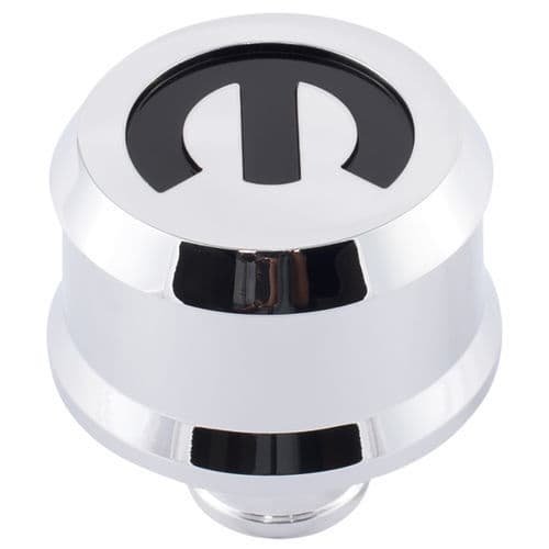 Proform MOPAR Emblem Slant Edge Breather Cap Emblem Chrm
