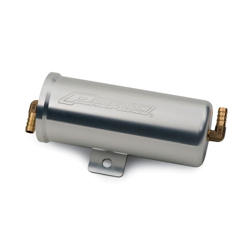 Proform INPROFORMIN BILLET ALUMINUM UNIVERSAL RADIATOR OVER FLOW CAN NATURAL ANODIZED