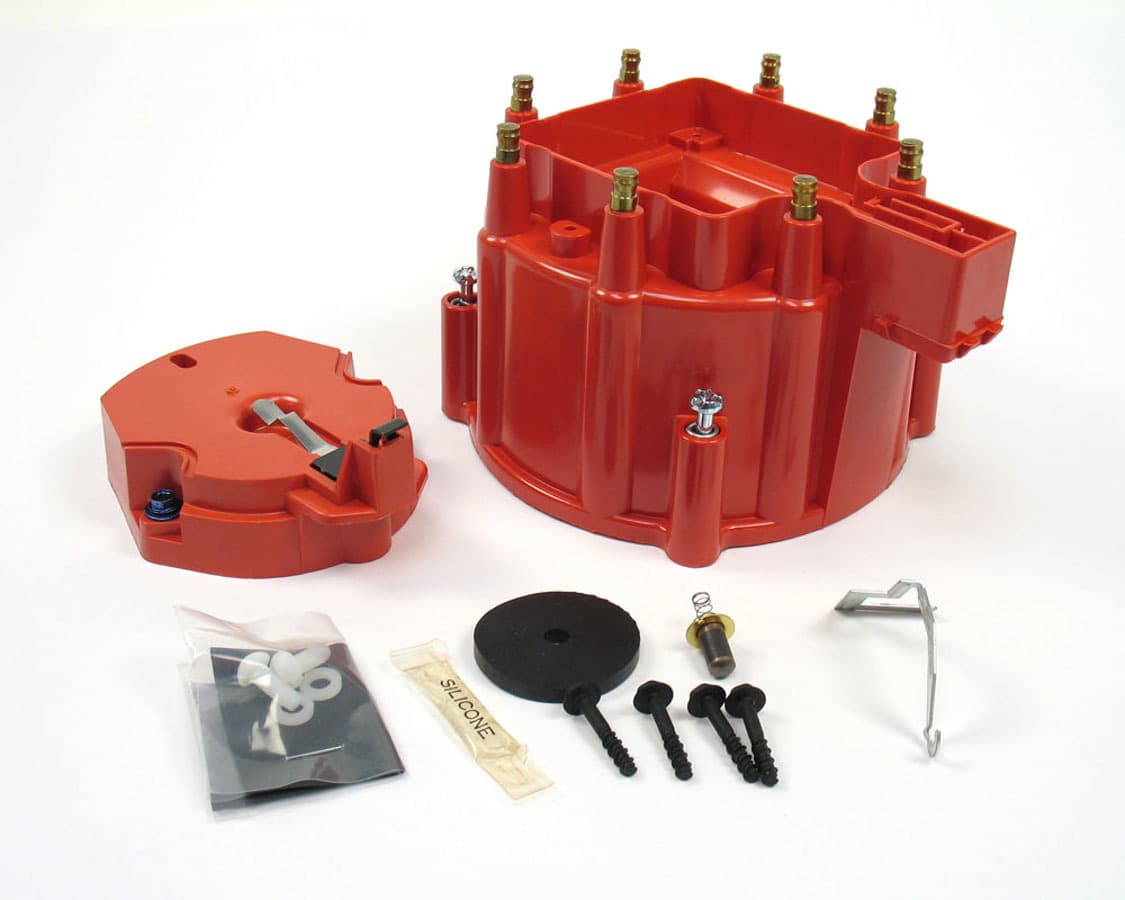 Pertronix GM V8 Cap & Rotor Kit - Red