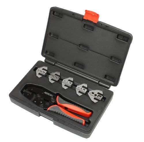 Pertronix Ratchet Crimp Tool Kit 6-Piece Quick Change Kit