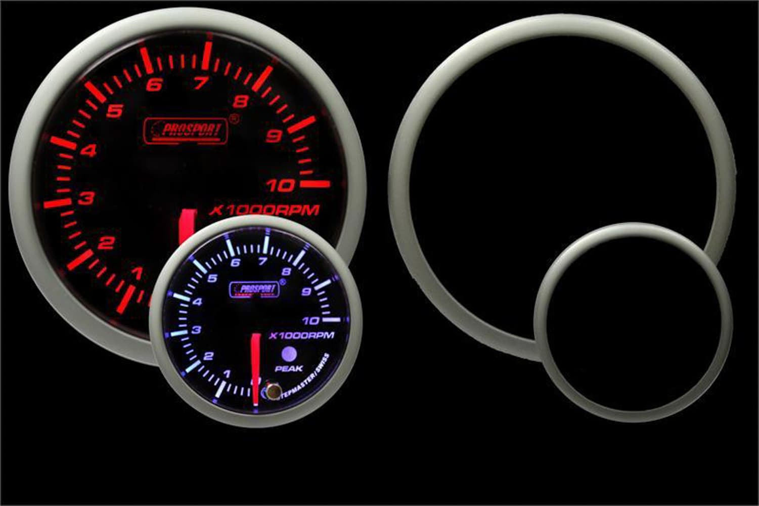 Prosport Performance Gauge Premium Tachometer 0-10000 rpm 3-3/8in