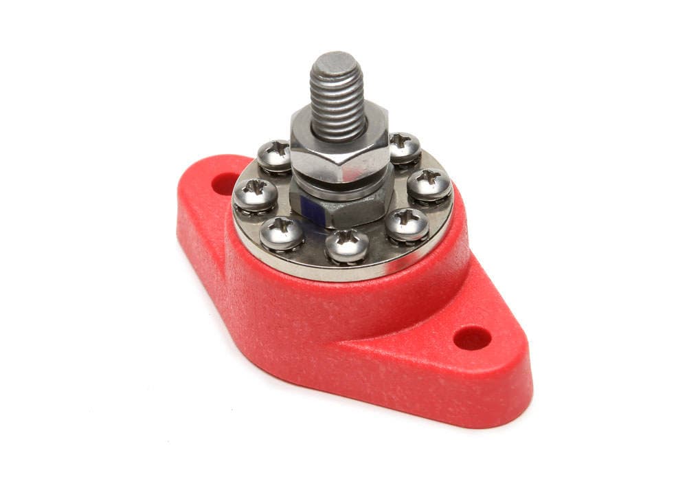 Painless Wiring PAINLESS DISTRIBUTION BLOCK RED 3/8