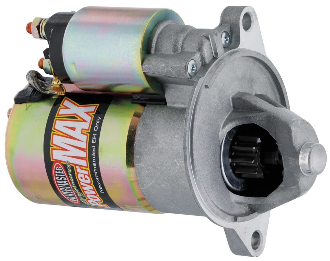 Power Master PowerMax Starter; Standard; 157 Tooth Flywheel; 160 ft./lb. Torque; 4.25:1 Gear Reduction; 3/4in. Offset; Rated 1.4 kw;