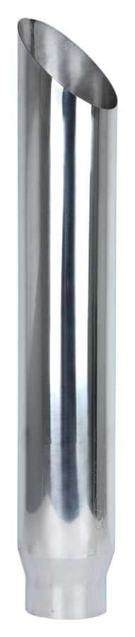 5 Inch Inlet OD X 6 Inch Outlet x 36 Inch Length Miter Stack 304 Stainless Pypes Performance Exhaust