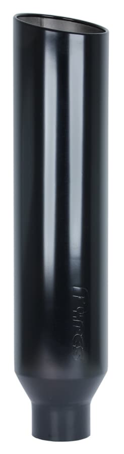 Pypes Performance exhaust Exhaust Stack Pipe 5 in ID x 8 in OD x 36 in L 8 in Tip Clamp On Hardware Not Incl Black Finish 304 Stainless Steel Pypes Exhaust