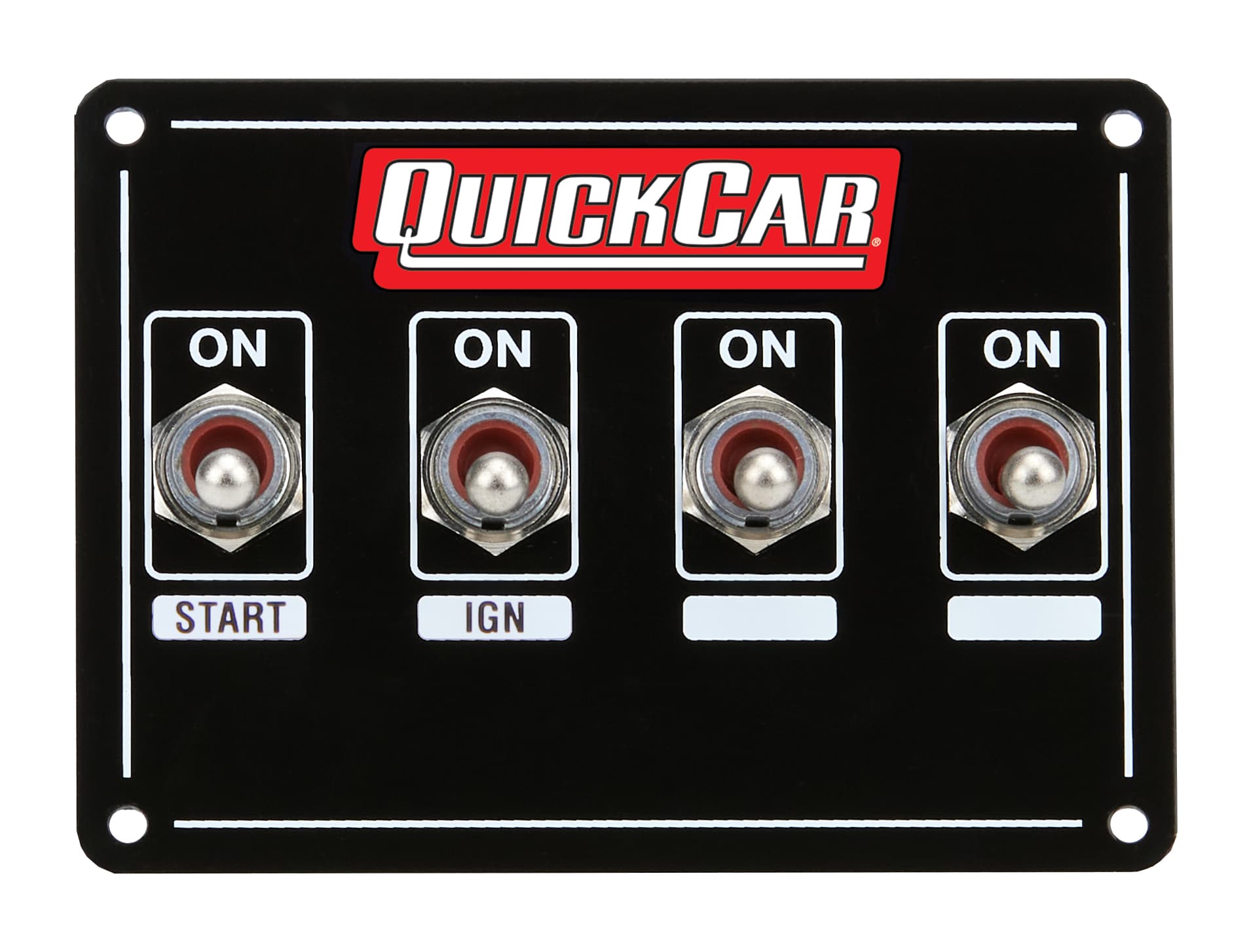 Quickcar Racing Products Ignition Panel Extreme 4 Switch w/ Pigtail