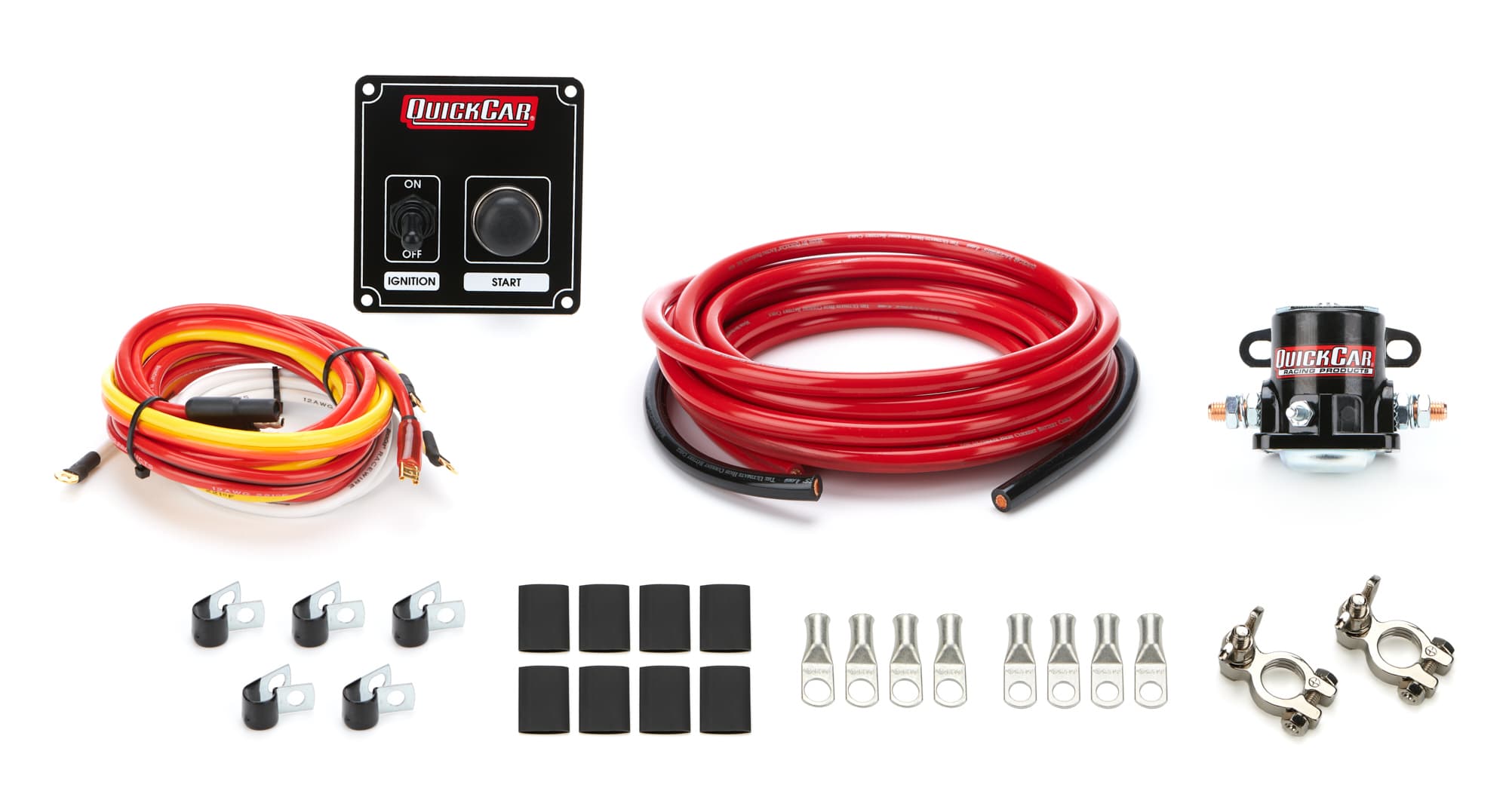 Quickcar Racing Products Wiring Kit 4 Gauge w/o Disconnect w/50-802 Ign
