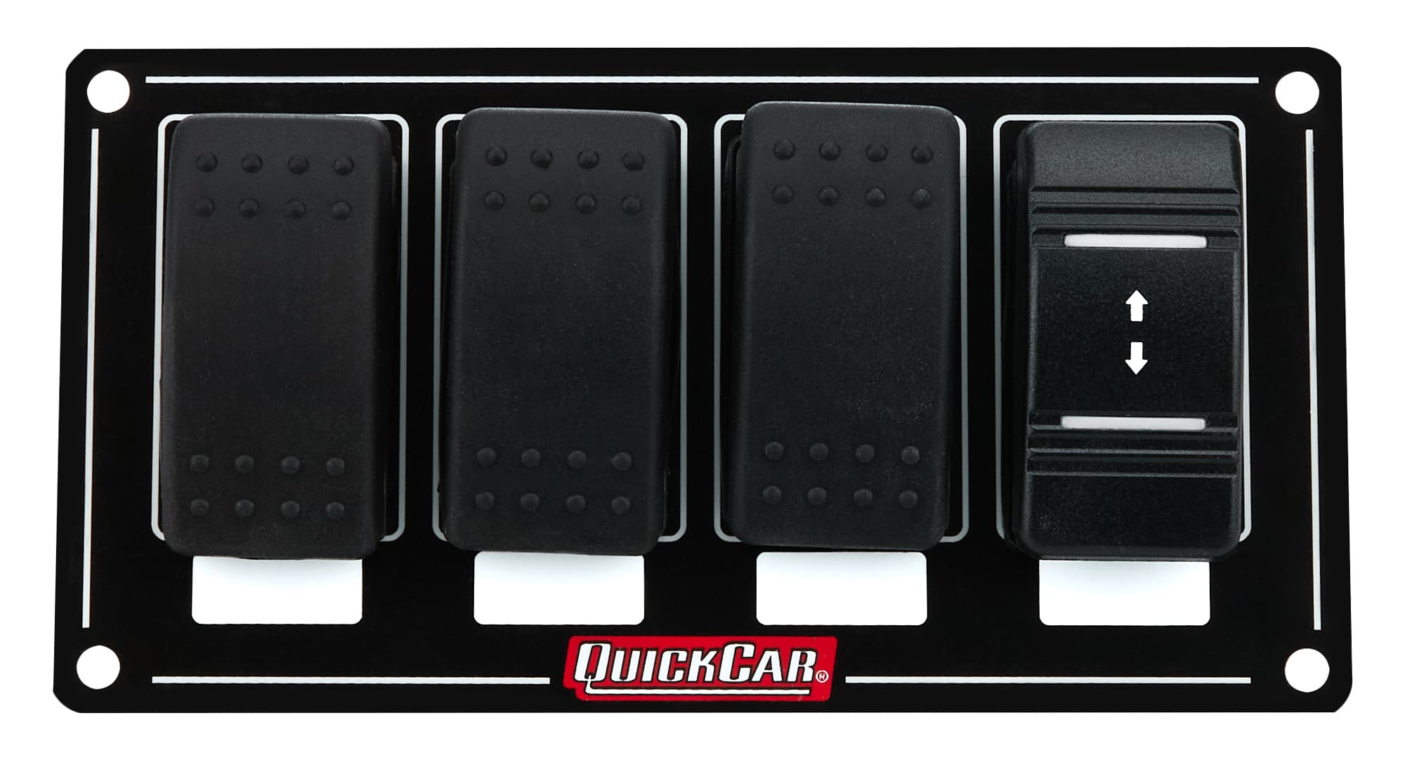 Quickcar Racing Products Switch Panel Rocker Winch w/ 3 Assessory