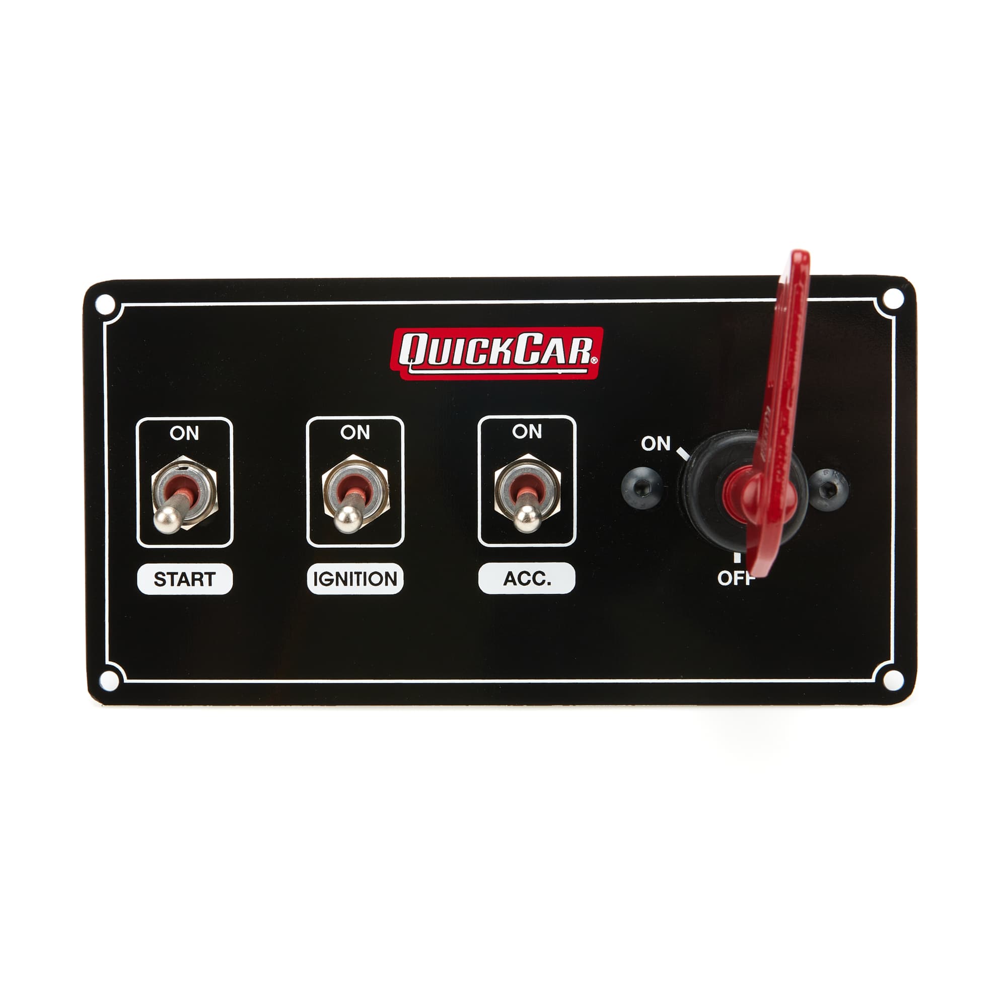 Quickcar Racing Products Ignition Panel Weather Proof w/ MSD 1 Acc.