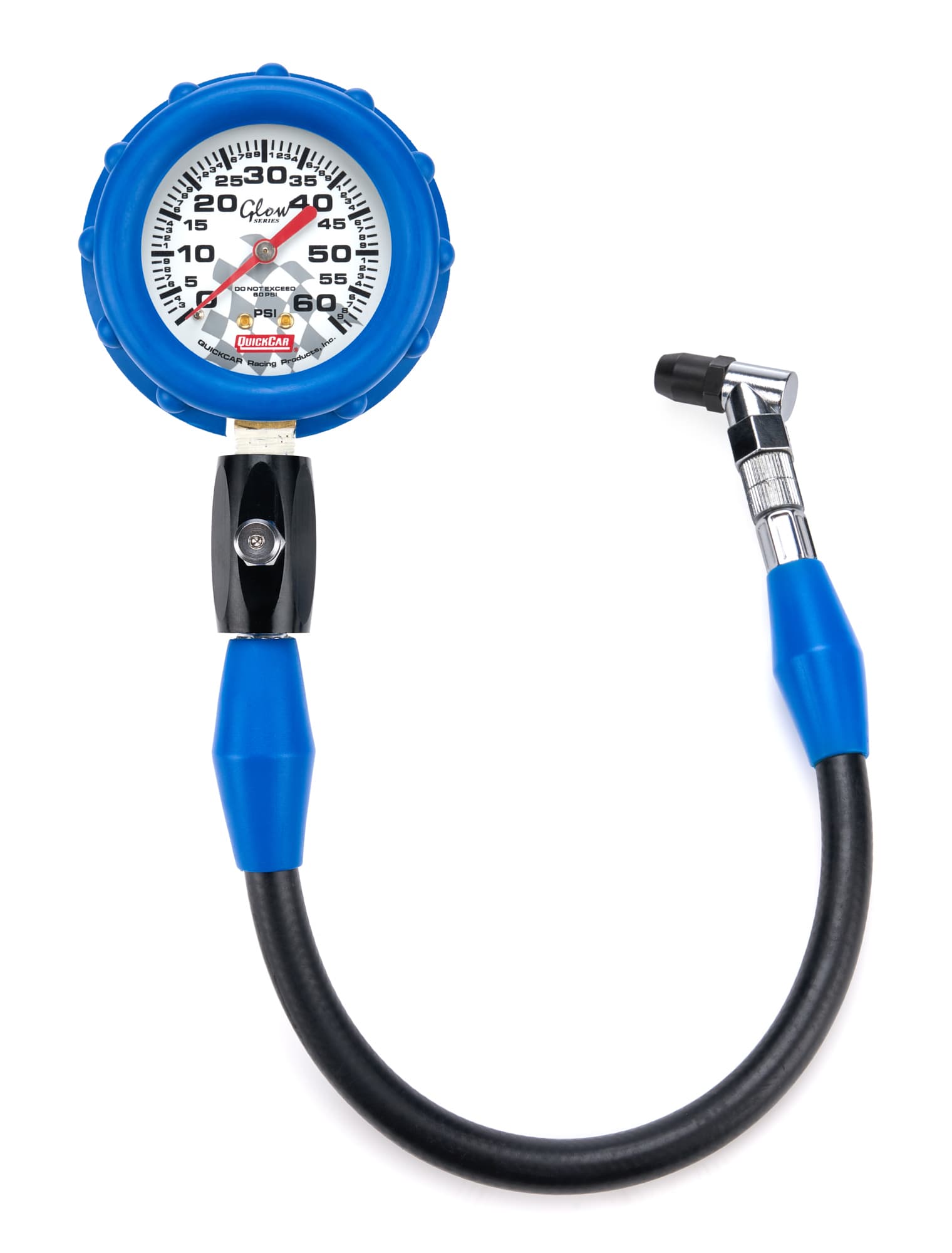 Quickcar Racing Products Tire Gauge 60 PSI Glo Gauge