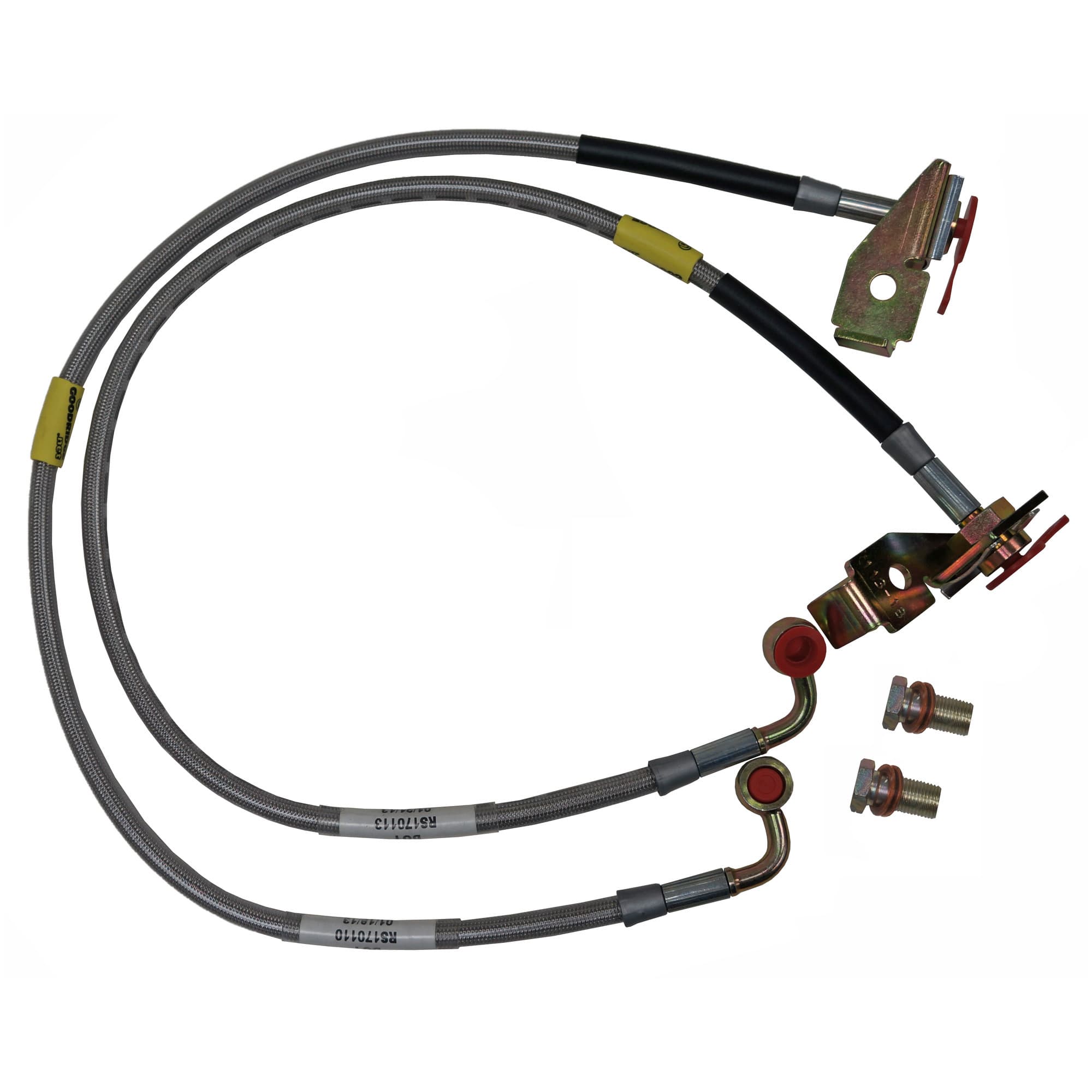 0713 WRANGLER FRONT BRAKE LINES ( JK LENGTH 24.5 ) (SOLD IN PAIRS)