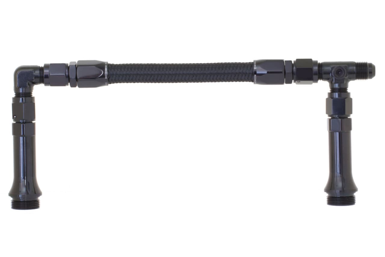 06 X 7/820 DUAL INLET TO FIT HOLLEY4150 (CENTER TO CENTER 9.3Ã¶) BLACK