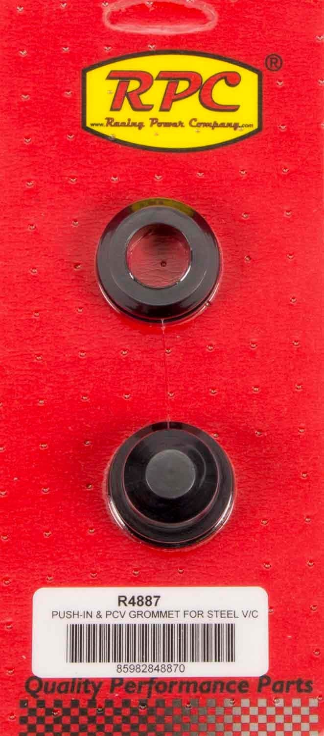 Racing Power Company 1-1/4 OD x 3/4 ID Steel V/C Rubber Grommets (2)