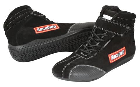 Racequip EURO CARBONL SERIES RACE SHOES SFI 3.3/ 5 CERTIFIED; BLACK SIZE 14.0