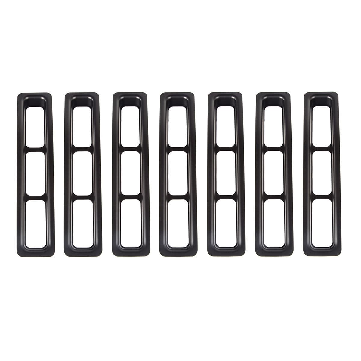 GRILLE INSERTS BLACK TRIM 9706 JEEP WRANGLER/UNLIMITED product image