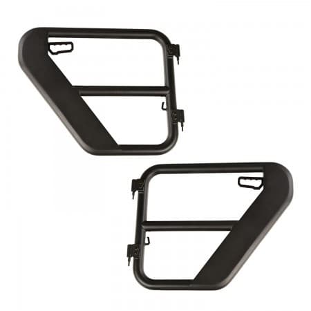 TUBE DOORS REAR TEXTURED BLACK; 1819 JEEP WRANGLER/GLADIATOR