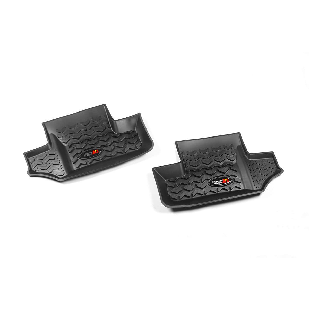 Rugged Ridge 0716 WRANGLER JK ALL TERRAIN FLOOR LINER 2ND ROWBLACK