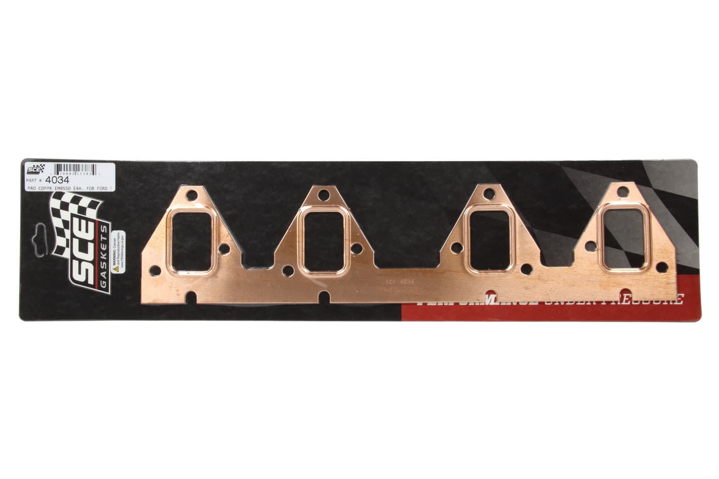 SCE Gaskets PRO COPPR EMBSSD EXH. FOR FORD 390-428FE COMET-MUSTANG