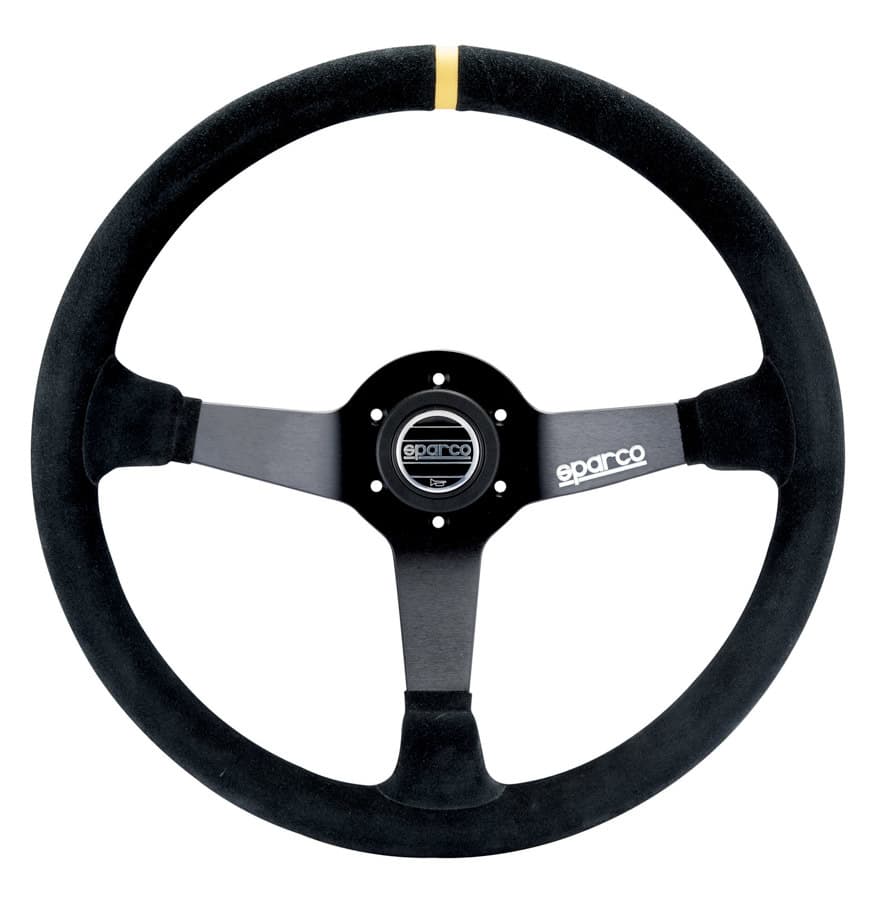 Sparco Motor Sports Steering Wheel 345 Black Suede