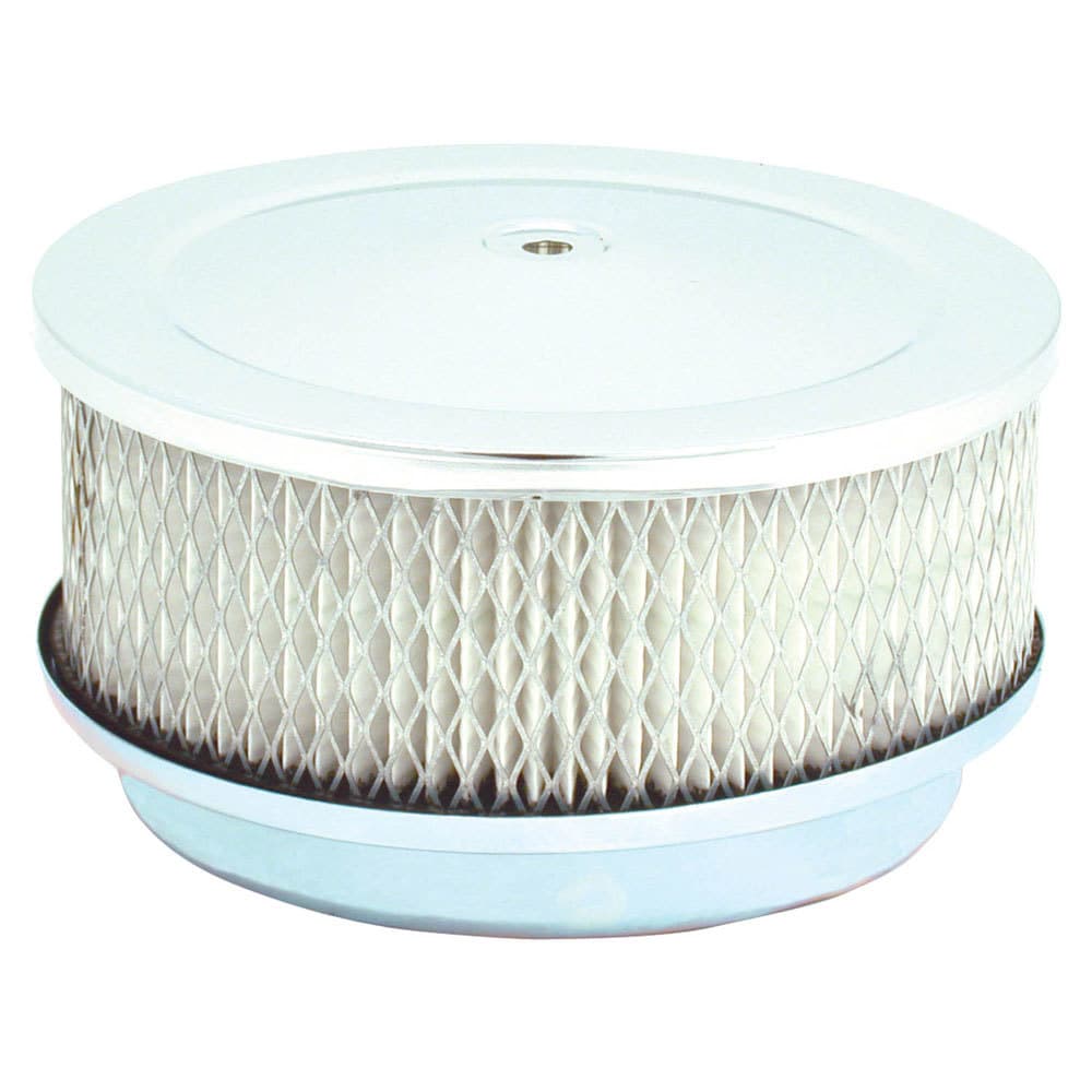 AIR CLEANER; 63/8IN X 21/2IN CHROME