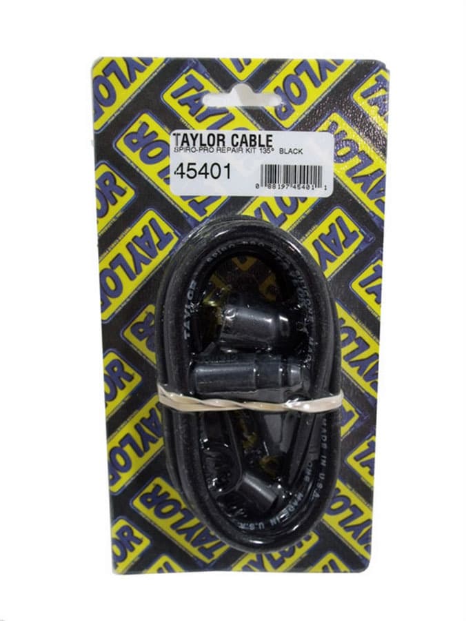Taylor Cable Spiro-Pro 8mm Plug Wire Repair Kit 135 deg Black