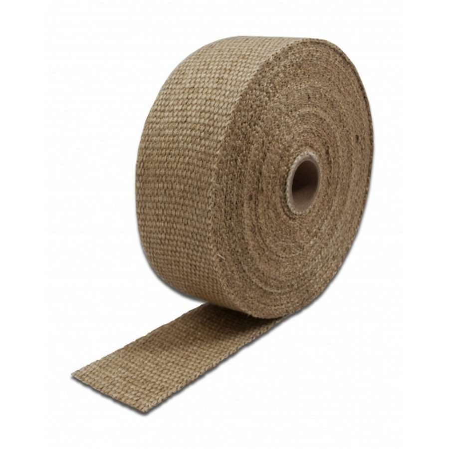 Exhaust Wrap 15 Foot x 2 Inch Natural Color Up To 2000 Degree F Short Roll Thermo Tec
