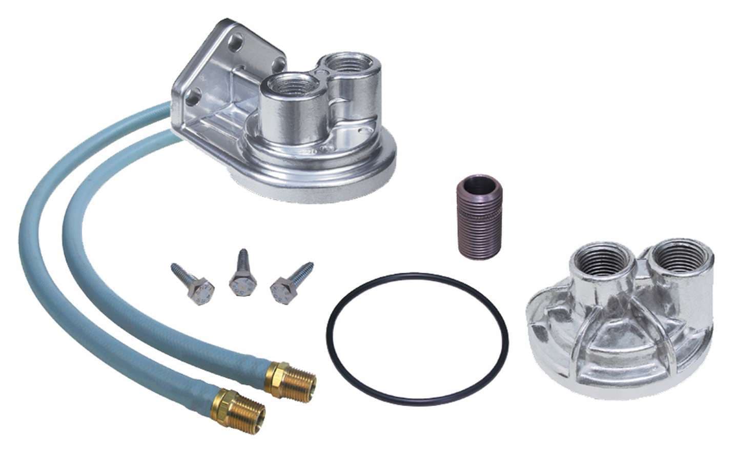 Trans-Dapt Performance SINGLE REMOTE OIL FILTER SYSTEM; 21/2 IN. ID; 23/4 IN. OD FLANGE; 3/4 IN.16195964 PONTIAC ENGINE