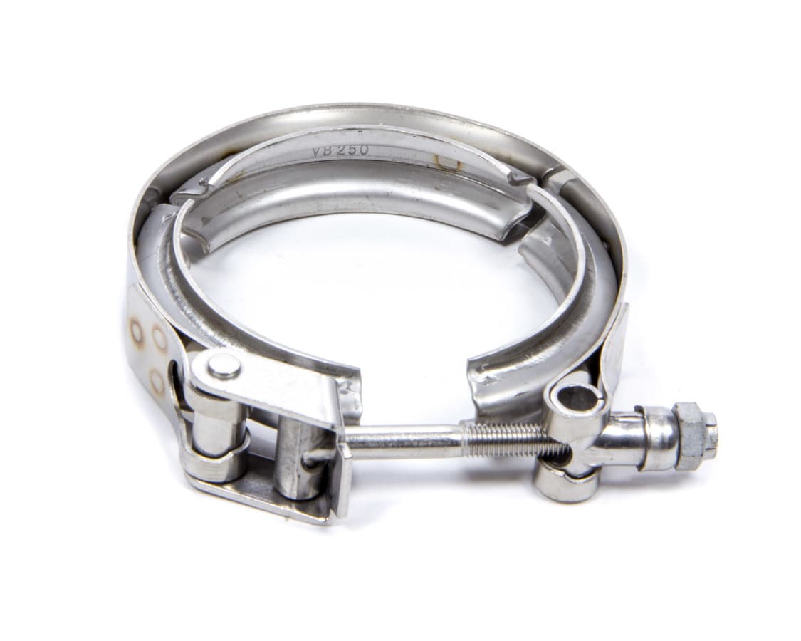 Vibrant Performance Quick Release V-Band Clamp; 2.375 And 2.5 in. Matiching Tube Size; 3.1875 in. Flange OD; 300 Series Stainless Steel;