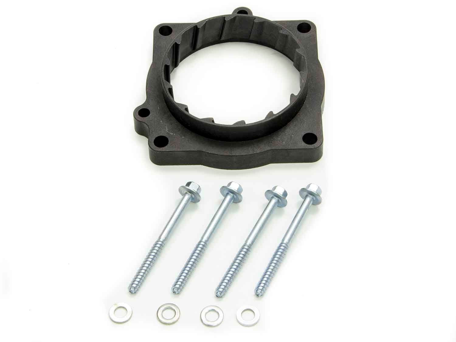 Volant Vortice Throttle Body Spacer; Increases Lower End Torque/Fuel Efficiency/Throttle Response w/Stock Or Volant Intakes; Incl. Gasket And Hardware; Glass-Filled Nylon Composite;