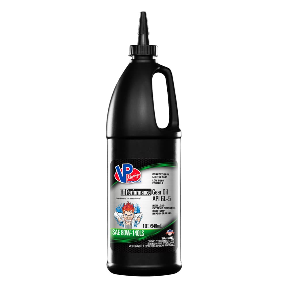 VP Racing Fuels VP Racing Fuels 2705 GL-5 SAE 80W-140 Hi-Performance Gear Oil Qt