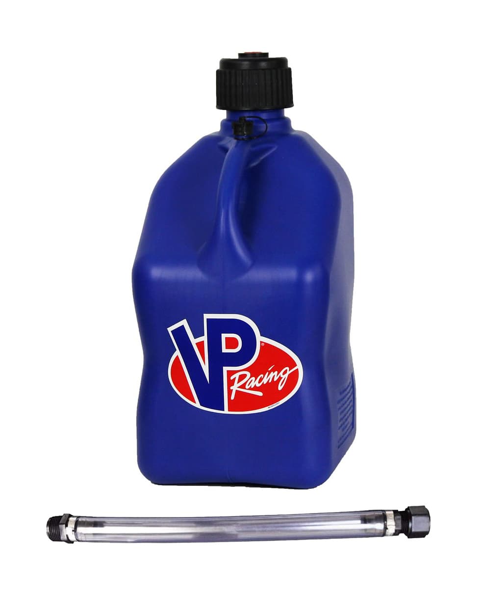 VP Racing Fuels Motorsports Jug 5.5 Gal Blue Square w/Hose