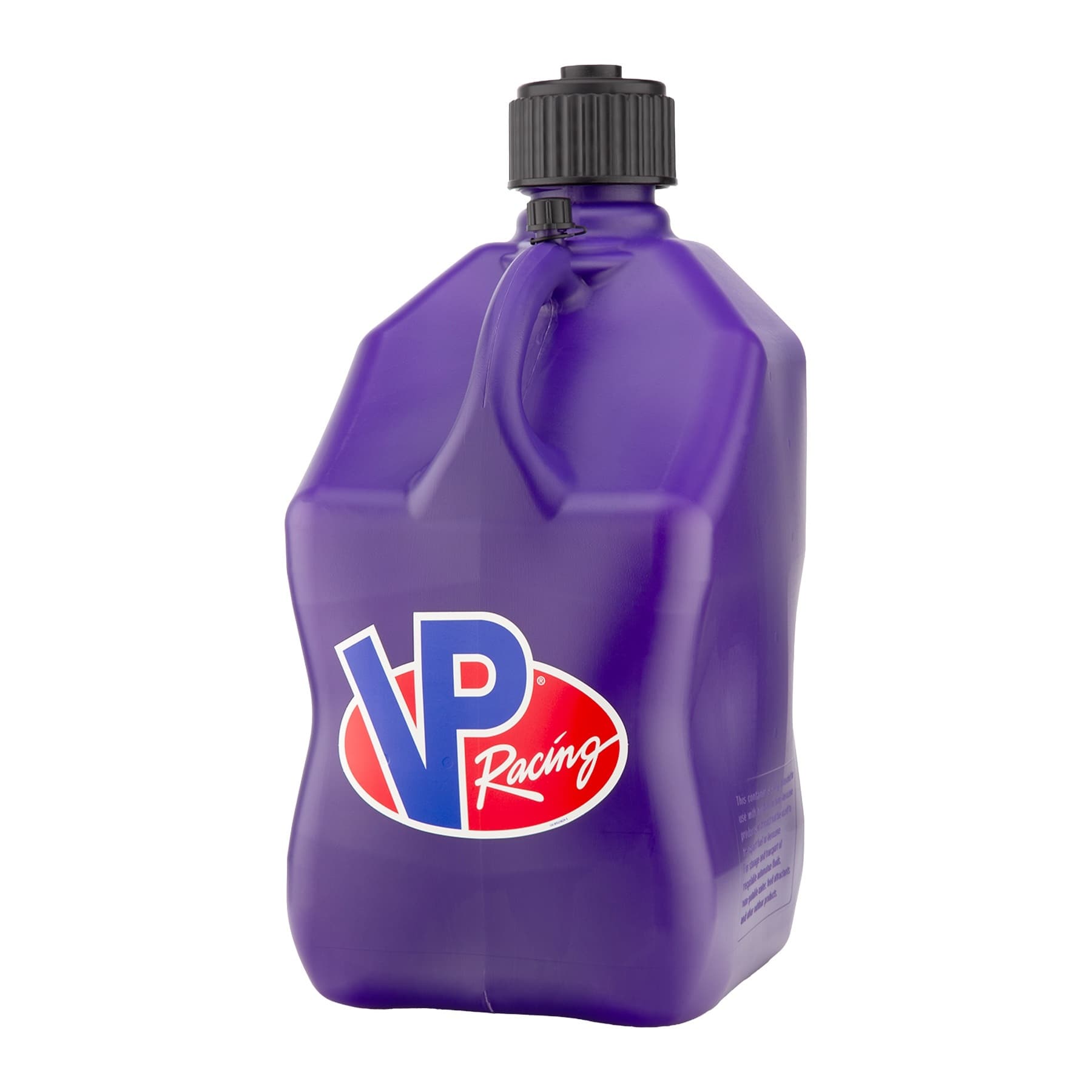 VP Racing Fuels Motorsports Jug 5.5 Gal Translucent Purple Sq.