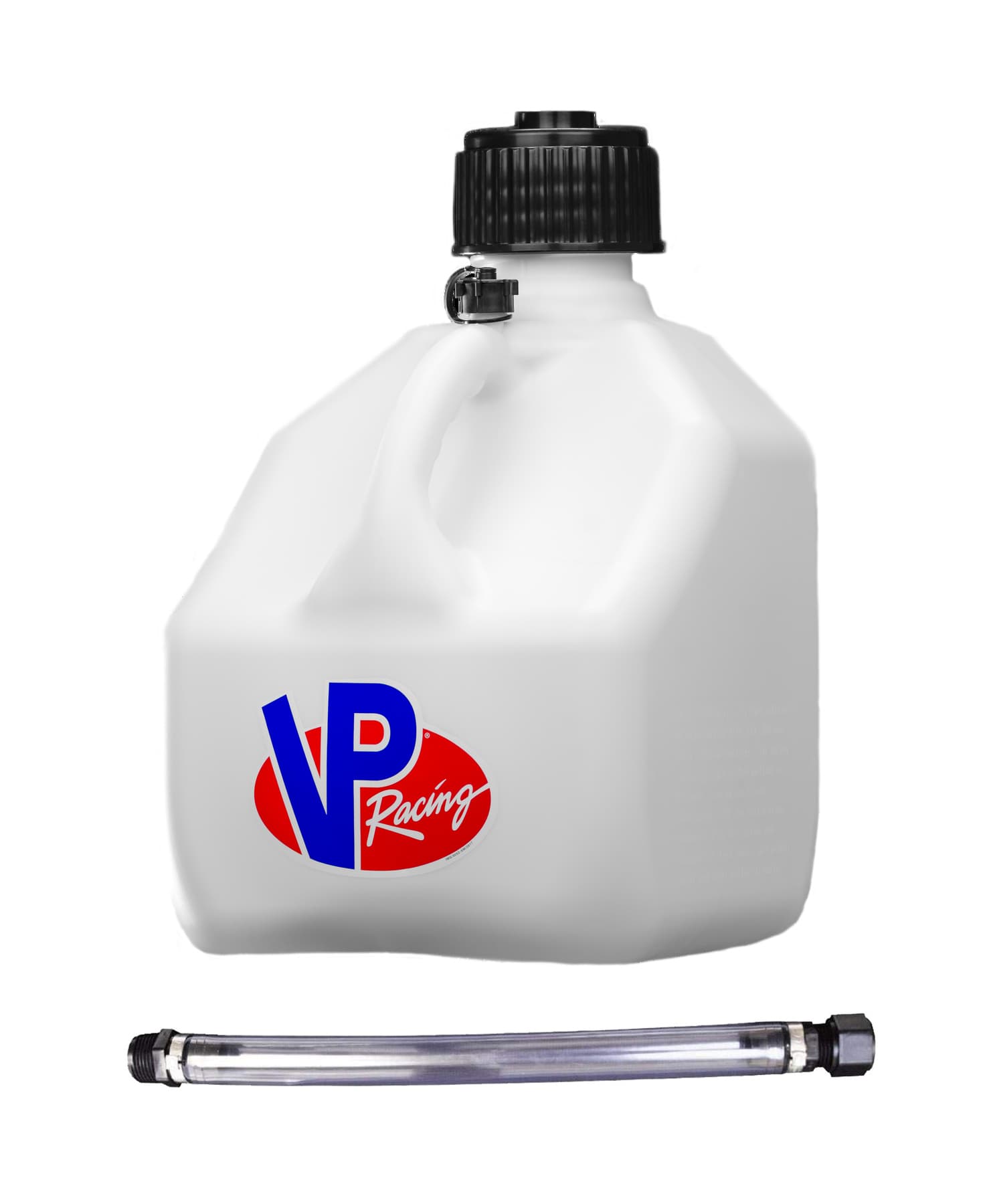 VP Racing Fuels Motorsports Jug 3 Gal White Square w/Hose