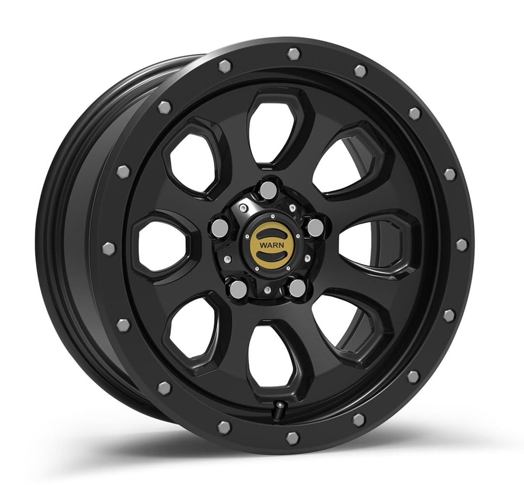 Warn EPIC WHEELS MOONSAULT BLACK 17x8.5 diameter 5x5 (5x127) bolt pattern 0 offset