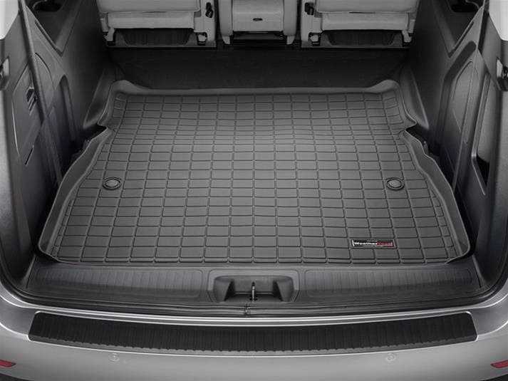 Weathertech Cargo Liners Jeep Grand Cherokee 2022 + Black With Plastic RHS Wing WL Behind 2nd Row Seating