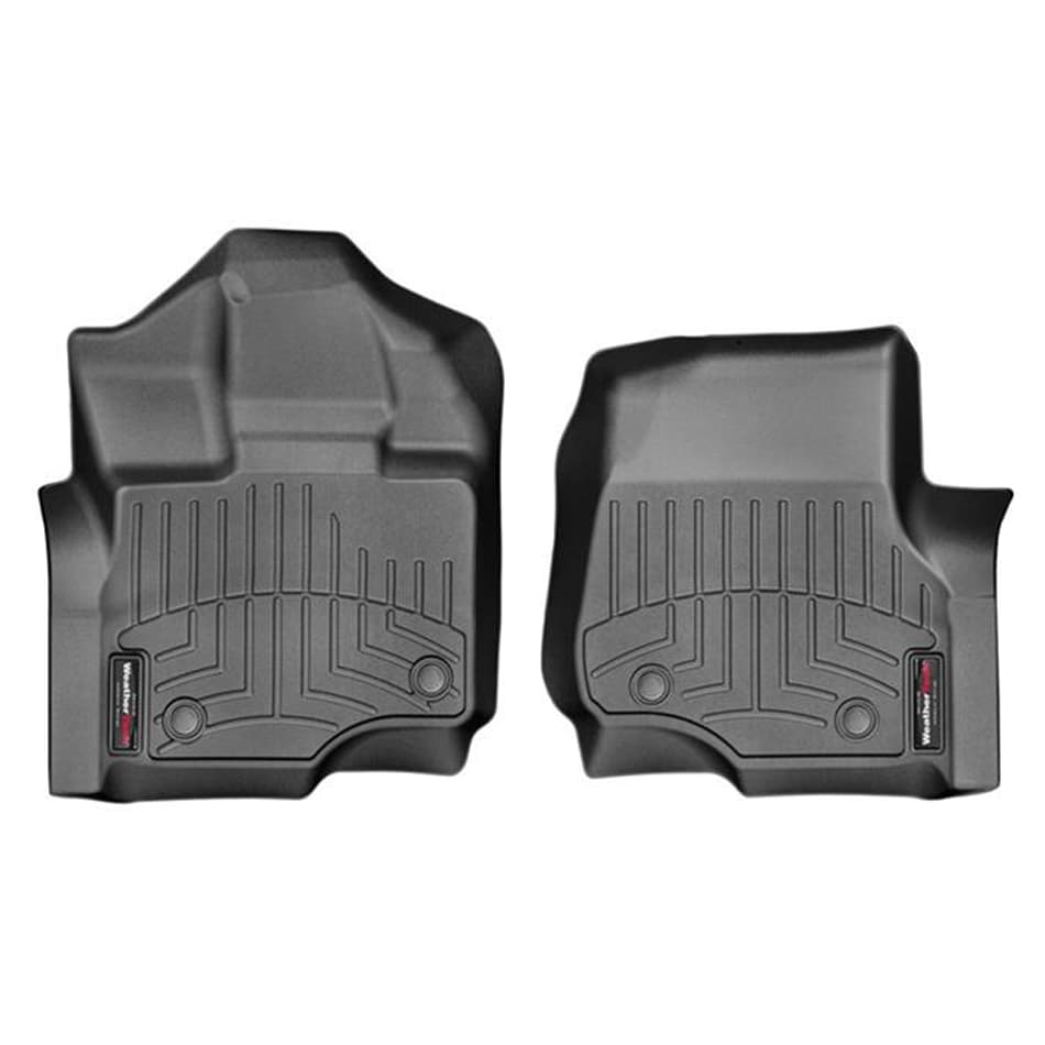 2015 + Ford F-150 SuperCrew and SuperCab Front 3D Floor Mats Black