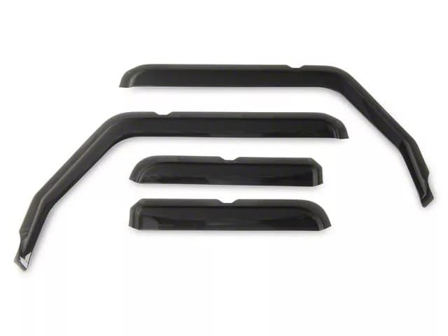 Weathertech Weathertech Front and Rear Side Window Deflectors - Dark Tint - JL 4XE