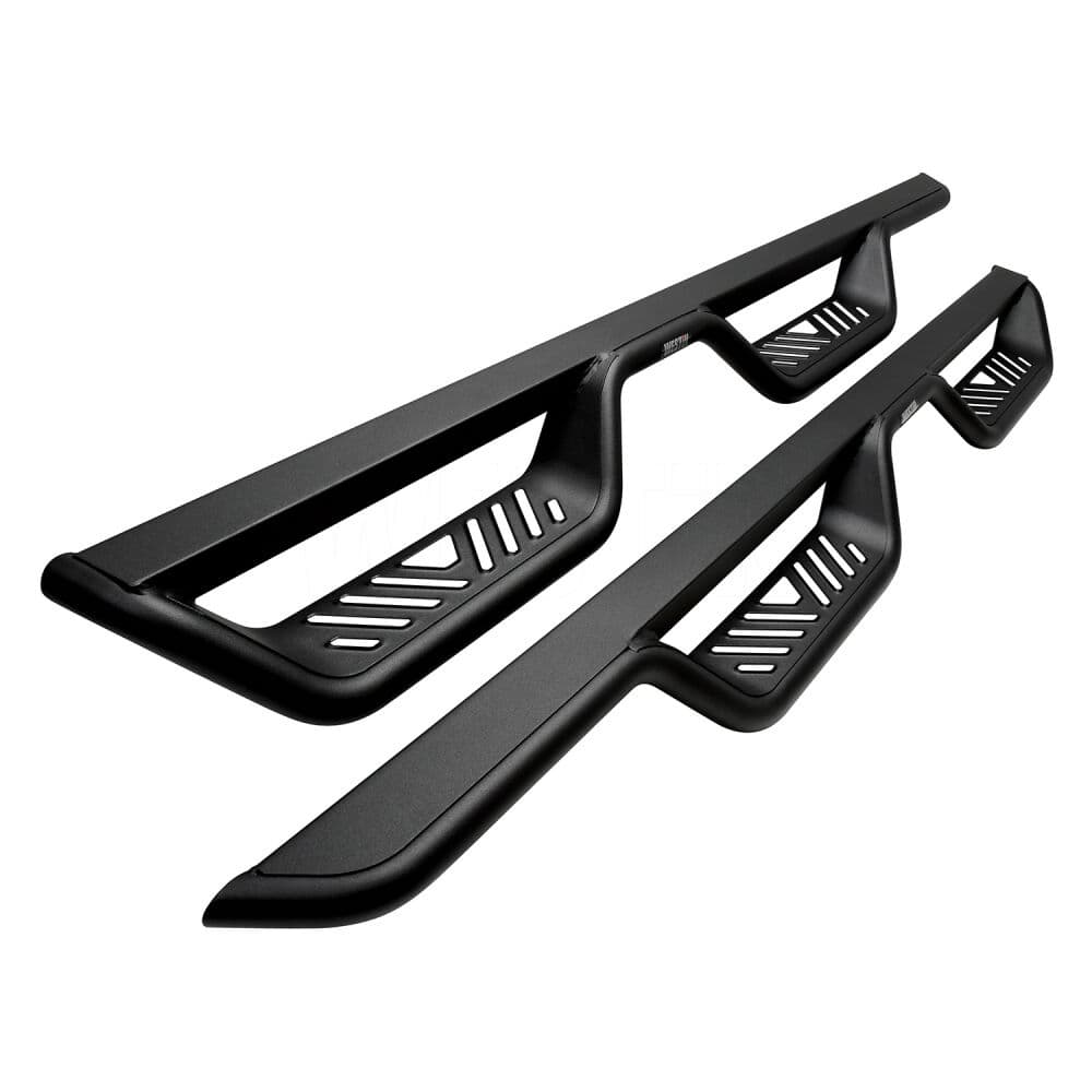 Westin Outlaw Drop Nerf Step Bars, Jeep, Wrangler JL Unlimited 4dr 2018-2024, Textured Black