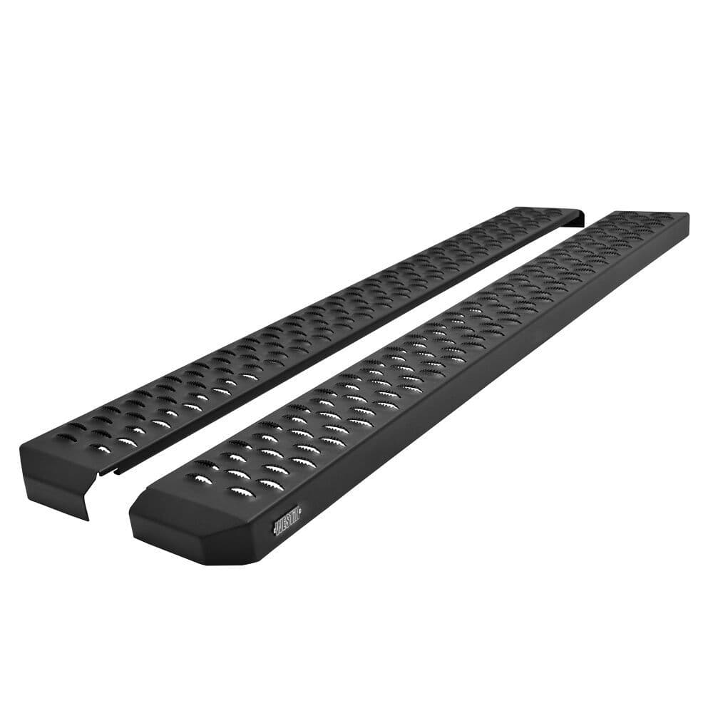 Westin TEXTURED BLACK RUNNING BOARDS 54 INCHES TEXTURED BLACK GRATE STEPS RUNNING BOARD (BRKT SOLD SEP)