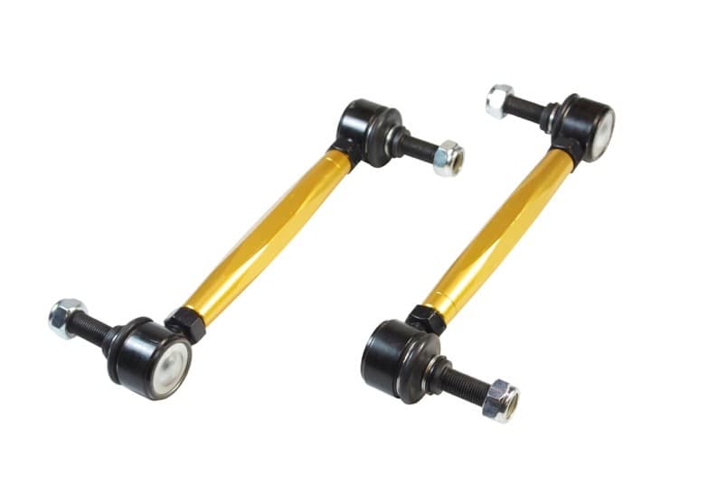 FRONT SWAY BAR LINK PAIR ADJ EXTRA HEAVY DUTY 1520 MUSTANG